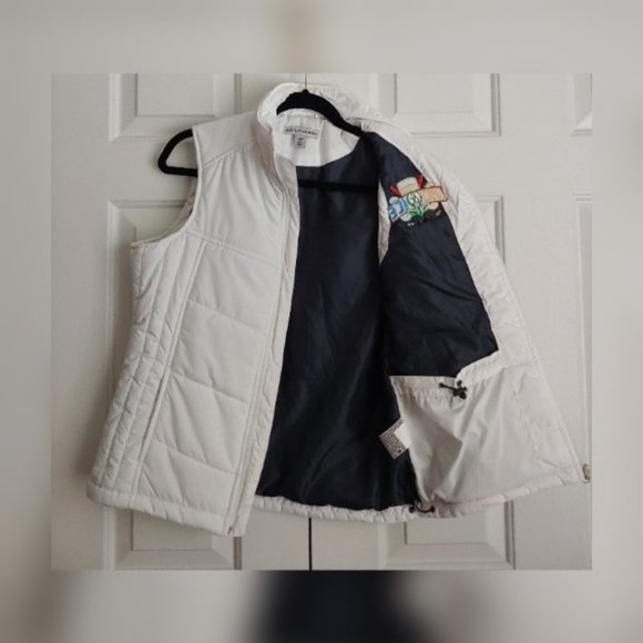 Port Authority Puffer Vest White M Hiram Walker - Picture 4 of 11